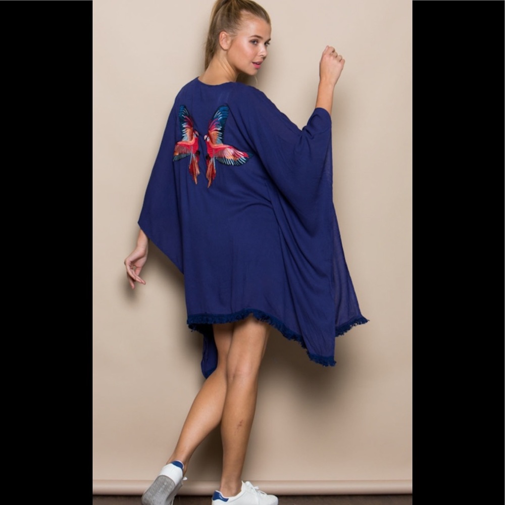 BACK EMBROIDERY PATCH KIMONO - Picture 6 of 7